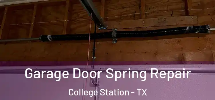  Garage Door Spring Repair College Station - TX